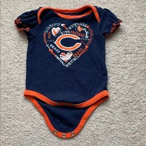 NFL Chicago Bears blue girls Infant Onesie 3-6m